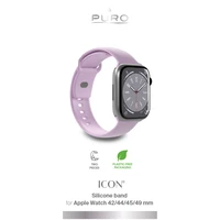Puro Icon silikona siksniņa Apple Watch 42/44/45/49 mm - lavandas krāsas (2 gab.)