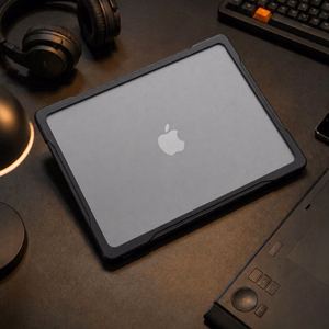 Tech-Protect Velar Case for MacBook Pro 16" 2021 / 2023 / 2025 / 2026 - Transparent Black