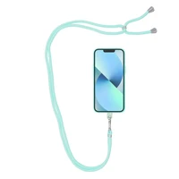 SWING (6mm) tālruņa siksniņa, tālruņa piekariņš ar regulējamu garumu / auklas garums 165 cm (maks. 82,5 cm cilpā) / uz pleca vai kakla – gaiši zaļš