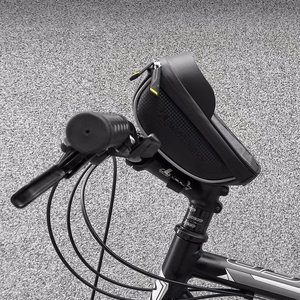 Wozinsky Bike Handlebar Bag with Phone Case 1L Black (WBB16BK)