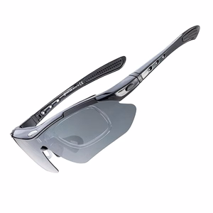 Rockbros 10143 fotohromās UV400 riteņbraukšanas brilles - melnas