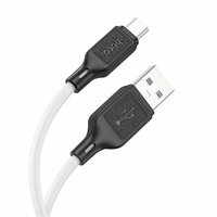 Kabelis USB-A uz Micro USB Hoco 2,4A 1 m X90 balts