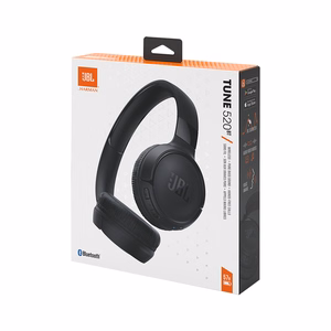 JBL Tune 520BT bezvadu on-ear Zilstooth 5.3 austiņas - melns