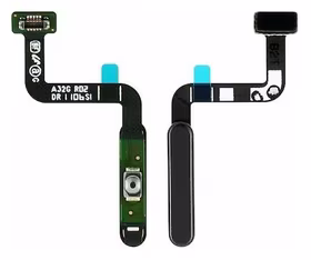 Flex Samsung A326 A32 5G ar on/off un fingerprint Melns original (service pack)