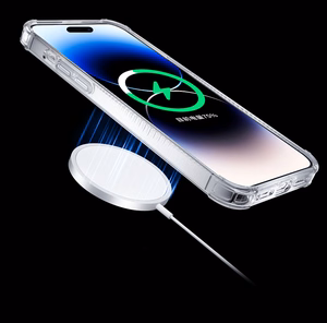 Kingxbar PQY Go Out Series magnētiskais apvalks iPhone 14 MagSafe - melns