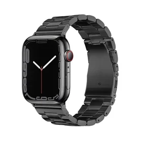 FORCELL F-DESIGN FA10 nerūsējošā tērauda pulksteņa siksna Apple Watch 38 / 40 / 41 mm - melna
