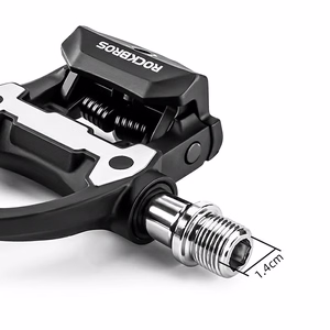 Rockbros P602 bicycle pedals SPD-SL system - black