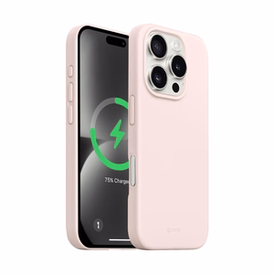 Crong Color Cover Magnetic MagSafe vāciņš ierīcei iPhone 16 Pro Max, smilšu rozā