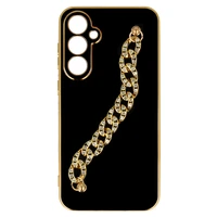 Viedtālruņa apvalks Samsung Galaxy S23 FE dizains 4 melns