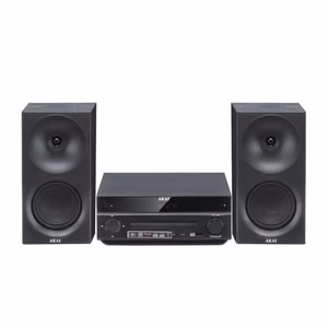 AKAI AM-301B – micro Hi-Fi system, 40 W (2 × 20 W), CD/MP3, Bluetooth, USB, FM, AUX, black