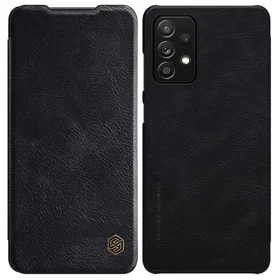 Nillkin Qin ādas apvalks Samsung Galaxy A72 4G melns