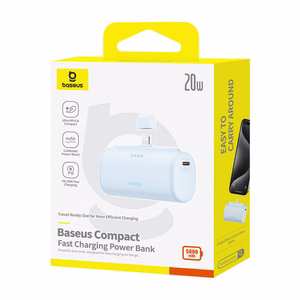 Portatīvais lādētājs OS-Baseus Compact IP 5000mAh 20W (zils)