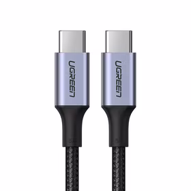 Ugreen US316 USB-C uz USB-C PD QC FCP 100W 5A 480Mb/s 3m kabelis pelēks
