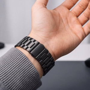 Tech-Protect Stainless Steel Bracelet for Samsung Galaxy Watch 40/44/46 mm - Black