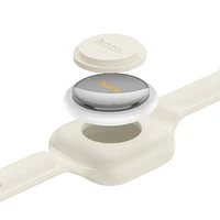 Lokators saderīgs ar Apple Find My Hoco E91E aproces tipa pelēks