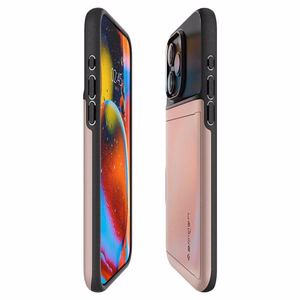 Spigen Slim Armor CS viedtālruņa apvalks iPhone 15 Pro Max - rozā