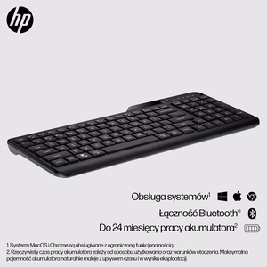 HP 460 daudzierīču Bluetooth tastatūra