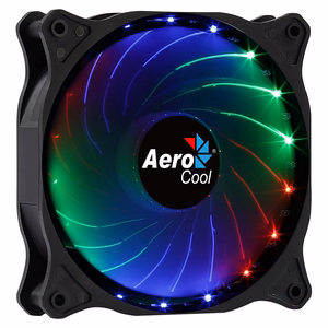 Aerocool COSMO12FRGB datora ventilators 12 cm LED RGB Molex kluss melns