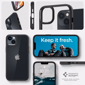 Spigen Ultra Hybrid vāciņš iPhone 14 Plus – matēts melns