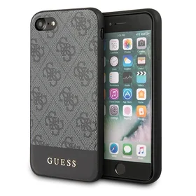 Guess 4G Stripe Collection viedtālruņa apvalks iPhone 7 / 8 / SE 2020 / SE 2022 - Pelēks