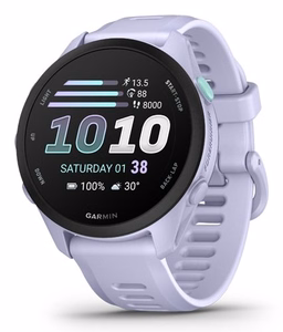 Garmin Forerunner 70 digitāls GPS viedpulkstenis ar skārienekrānu 3.05 cm (1.2") AMOLED, 43 mm, 390 × 390 lavandas