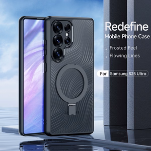 DUX DUCIS AIMO MAG viedtālruņa apvalks saderīgs ar MagSafe SAMSUNG S25 Ultra melns