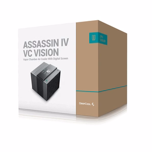 DeepCool ASSASSIN IV VC VISION procesora gaisa dzesētājs 120/140 mm melns 1 gab.