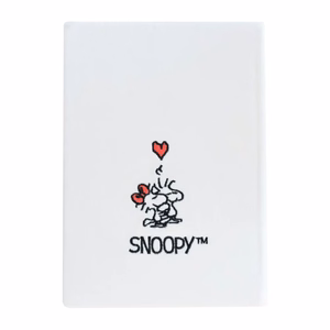 Snoopy Love Season A5 piezīmju grāmatiņa ar plīša vāku