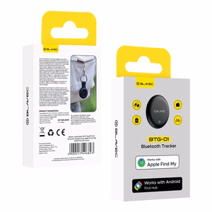 Melns Blavec BTG-01 Bluetooth priekšmetu izsekotājs Apple un Android ierīcēm (BTBTG01-B)