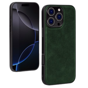 Maciņš X-Level "Earl III Collection" paredzēts Apple iPhone 16 Pro Max tumši zaļš