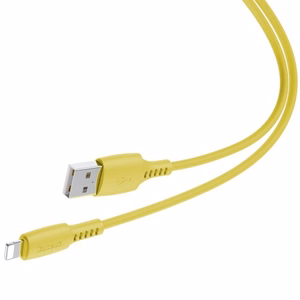 USB Cable Baseus "Colorful" Yellow "Lightning" 120cm