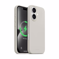 Crong Color Cover Magnetic - iPhone 16 MagSafe maciņš (Stone smilšu)