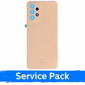 Задняя крышка для Samsung A236 A23 5G, Awesome Peach персиковый (Service Pack)