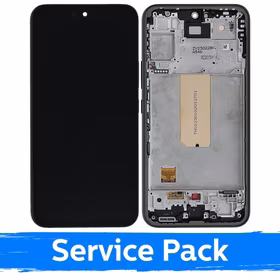 LCD Displejs Saderīgs ar Samsung A546 A54 5G Ar Frame / Graphite / (Service Pack)