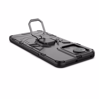 Ring Armor bruņots hibrīda apvalks ar magnētisko turētāju OnePlus Ace Melns