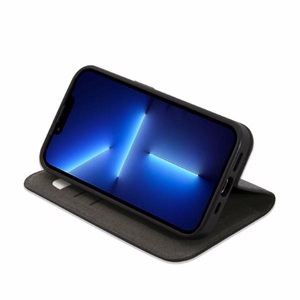 Guess GUBKP14SHG4SHK iPhone 14 6.1 "melna / melna grāmata 4G Vintage Gold Logo