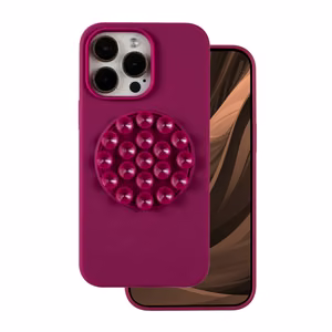 Silikona Stick maciņš for iPhone 15 Pro Max 6,7" tumši sarkans