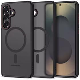 Tech-Protect MagCam MagSafe Maciņš for Samsung Galaxy S26+ - melns and sarkans