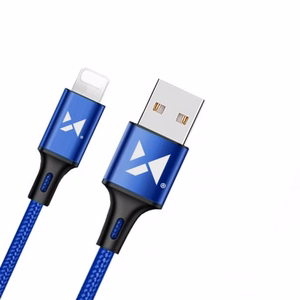USB kabelis Wozinsky WUC-L2BE zils Lightning 200cm