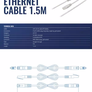 Tīkla kabelis Ethernet 1.5m Teltonika