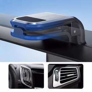 Acefast D16 Magnētiskais auto gaisa ventilācijas stiprinājums - nav nepieciešams MagSafe - pelēks
