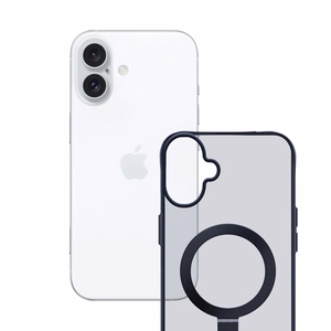 3mk Smoke viedtālruņa apvalks Mag&Stand Apple iPhone 16 plus - caurspīdīgs