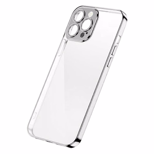 Joyroom Chery Mirror apvalks iPhone 13 Pro metāla rāmis sudraba (JR-BP908 sudraba)