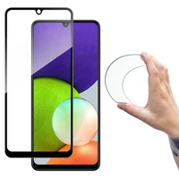 Wozinsky Pilns pārklājums Flexi Nano stikls hibrīds aizsargstikls ar rāmi Samsung Galaxy A22 4G melns