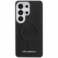 Karl Lagerfeld maciņš Embossed Ring Initials MagSafe Samsung Galaxy S26 Ultra melns