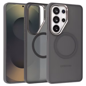 Liavec Soft Maciņš Metal Frame for Samsung Galaxy S26 Ultra pelēks