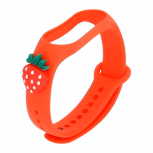 Bērnu siksniņa Smart Band M5/M6/M7 sarkana zemene