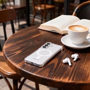 Tech-Protect FlexAir MagSafe Maciņš for Samsung Galaxy S26 - caurspīdīgs