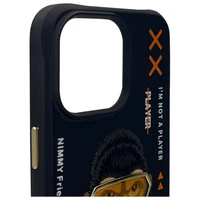 Nimmy Cool&Cute 2.0 pērtiķa apvalks iPhone 15 Pro Max - melns