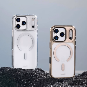 Moshi iGlaze MagSafe vāciņš ierīcei iPhone 17 Pro Max, “Luna Silver” krāsā